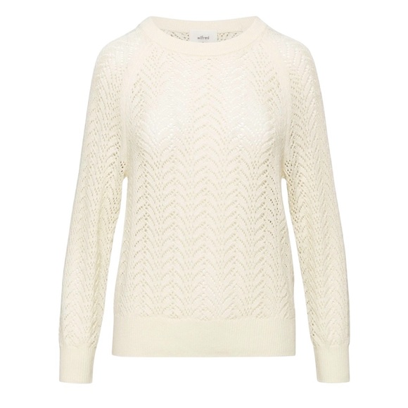 Wilfred Sweaters - Wilfred Arbor crewneck sweater light birch merino wool Sz S excellent condition